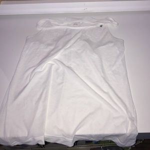 White workout tank top